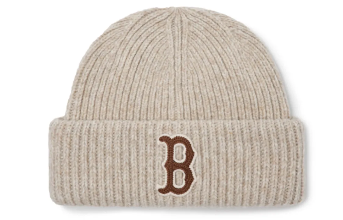 MLB Acrylic Wool Nylon Beanies Unisex Khaki