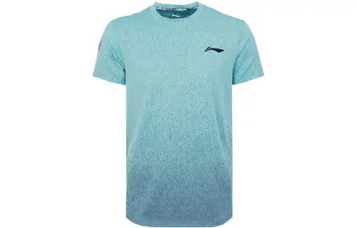 Li Ning Sports Life Collection T Shirt Men's Light Blue