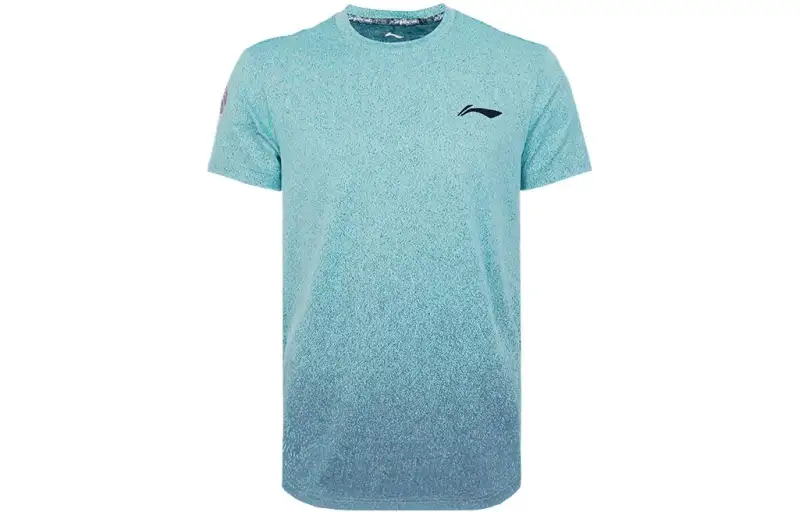 Li Ning Sports Life Collection T Shirt Men's Light Blue