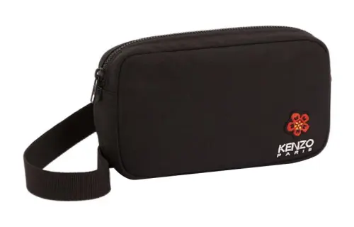 KENZO Polyester Shoulder Bag, Crossbody Bag, Fanny Pack Men's Black