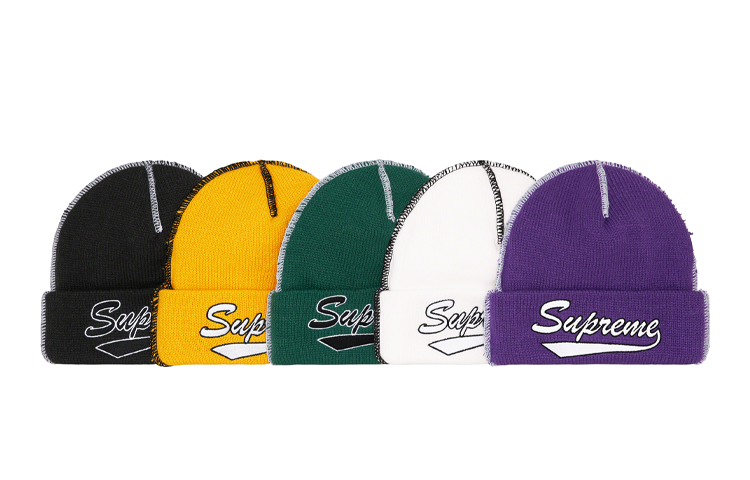 Supreme Week 6 Contrast Stitch Beanie