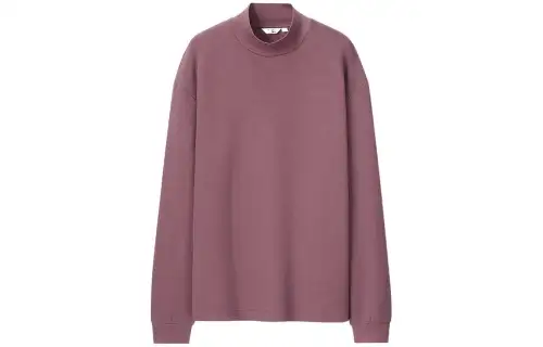 UNIQLO Drop Shoulder Sleeve T-Shirt Men's Fuchsia