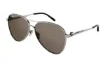 Balenciaga Alloy Aviator Sunglasses Unisex