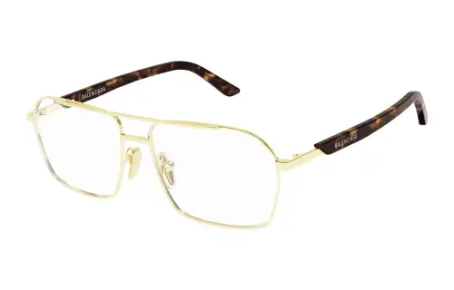 Balenciaga Plate And Metal Rectangular Eyeglass Frames Unisex