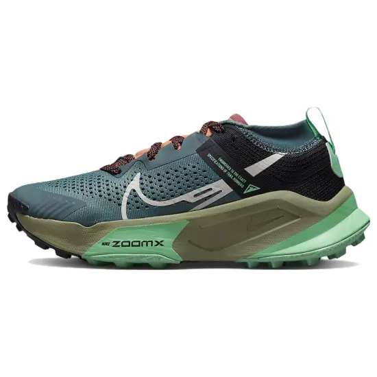 Nike ZoomX Zegama Trail Running Shoes Women's Low-top Black/Green