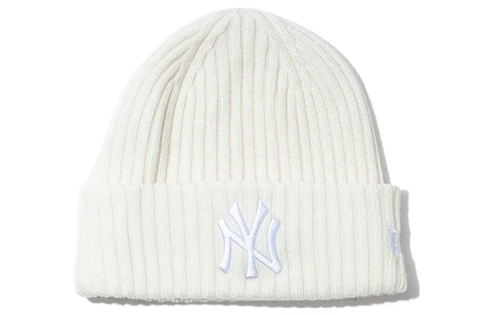 New Era Wool Beanies Unisex White