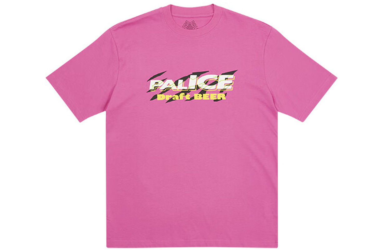 Футболка Palace LIGHT BEER T-SHIRT (розовая)