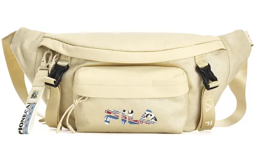 FILA FUSION Fabric Crossbody Bag, Fanny Pack Regular Unisex Light Khaki