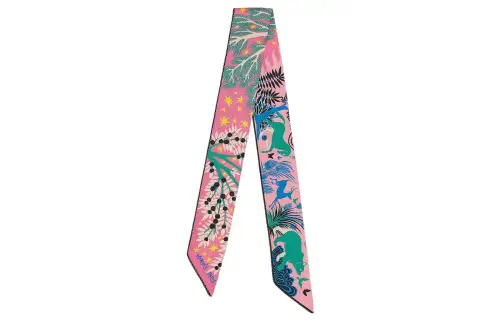 HERMES Silk Scarf Women's Multicolor