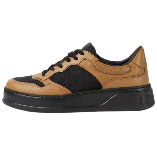 GUCCI Gg Embossed Camel Black