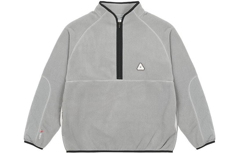 PALACE POLARTEC 14 ZIP JACKET GREY