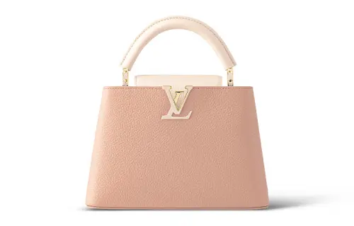 LOUIS VUITTON Capucines Taurillon Leather Kapsyn Shoulder Bag, Crossbody Bag, Handbag Small Women's Pink