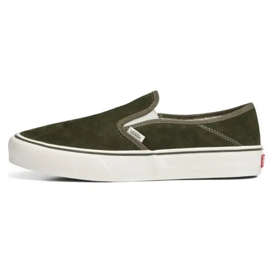 Vans Slip-on Skateboarding Shoes Unisex Low-top Green