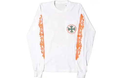 Chrome Hearts T Shirts Unisex White Crew Neck Moderate Straight Fit