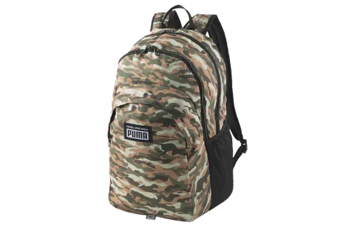 PUMA Polyester Backpack Regular Unisex Army Green