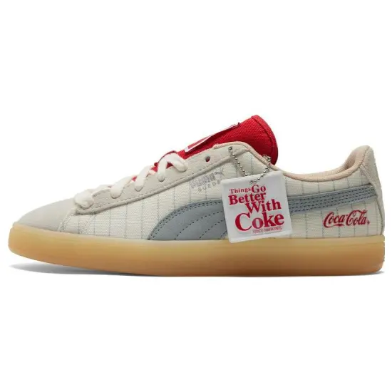 PUMA Suede Coca Cola White