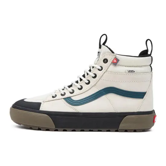 Vans SK8 Skateboarding Shoes Unisex High-top White/blue/brown