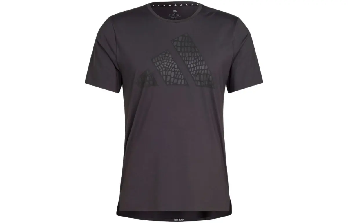 Adidas T-Shirts Men's Umber Crew Neck Moderate Straight Fit