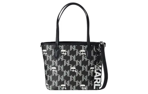 KARL LAGERFELD / Karl Lagerfeld Jeans Polyurethane Tote Bag, Shopping Bag, Shoulder Bag, Crossbody Bag, Handbag Small