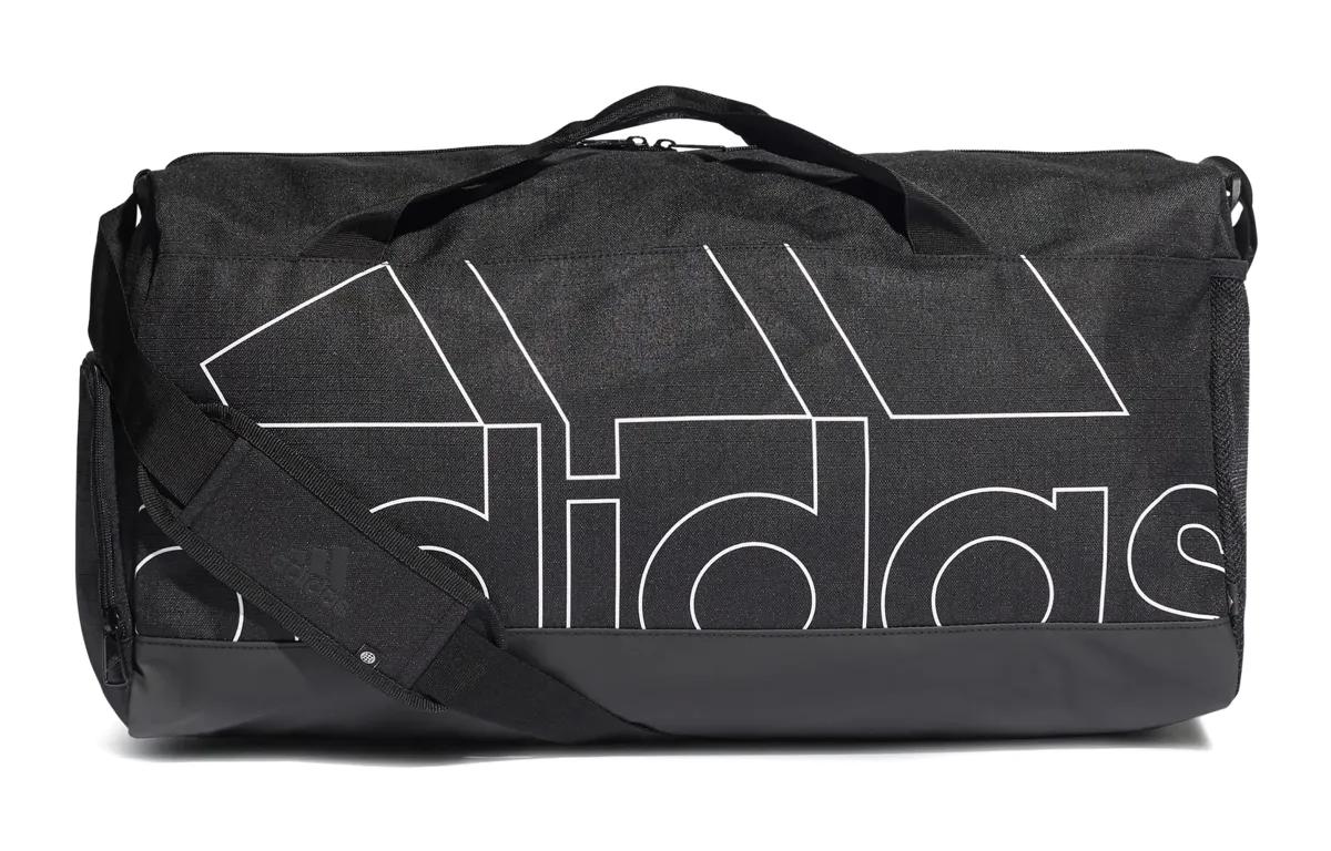 Adidas Polyester Handbag, Shoulder Bag, Crossbody Bag, Gym Bag Large Unisex Black