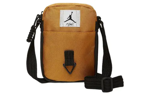 Jordan Polyester Crossbody Bags Regular Unisex Brown
