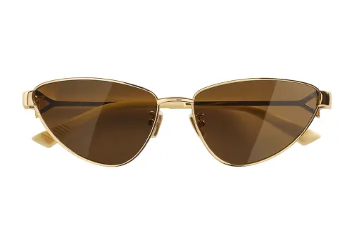 Bottega Veneta Sunglasses Women's Gold/Brown