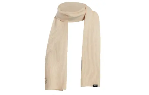 Li Ning Knit Scarves Unisex Ecru