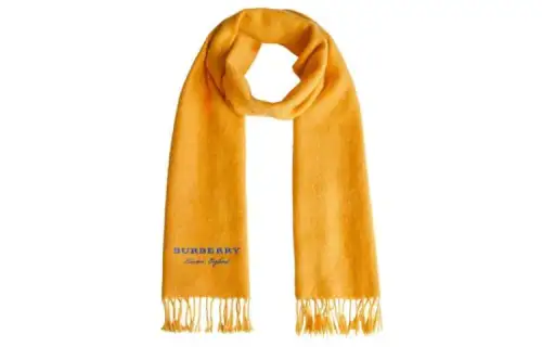 Burberry Knit Scarves Women's Yellow