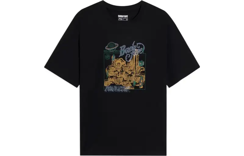 Li Ning Badfive T Shirt Men's Black