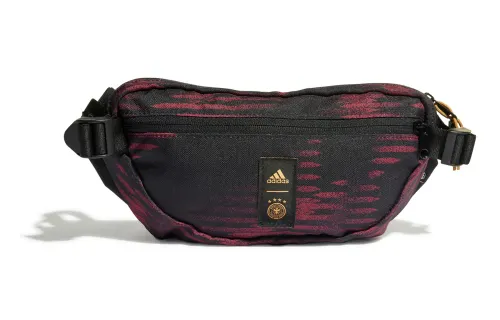 Adidas Recycled Polyester Sports Bag, Sling Bag, Fanny Pack, Crossbody Bag Regular Unisex Black Gold
