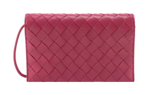 Bottega Veneta Sheepskin Shoulder Bag, Crossbody Bag, Wallet Women's Pink