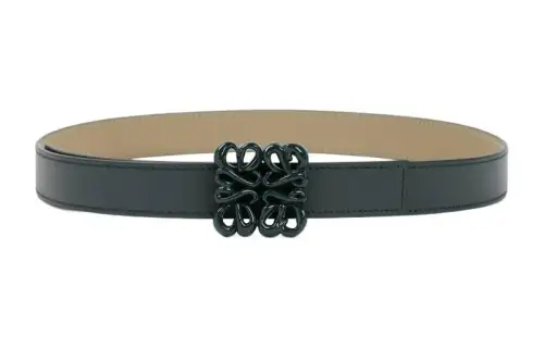 LOEWE Cow Leather Belts Women's Width 3cm