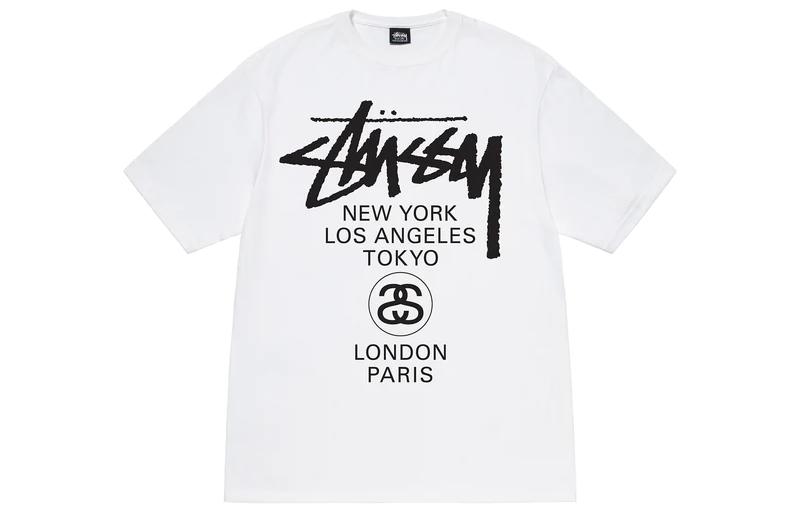 Футболка Stussy Logo T-Shirt (белая)