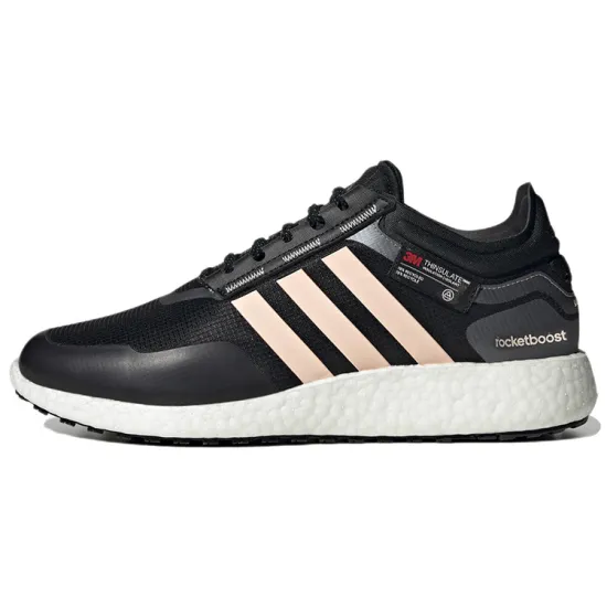 Adidas Rocket Boost Running Shoes Women's Low-top Black/powder