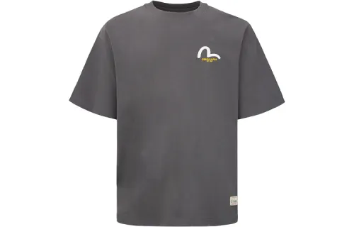 EVISU T Shirts Men's Crew Neck Moderate Straight Fit