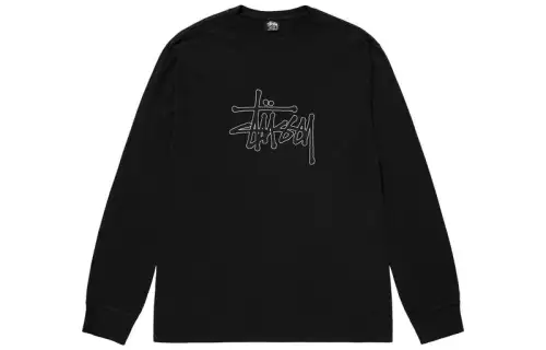 Stussy Outlined Pigment Dyed Long Sleeve Tee