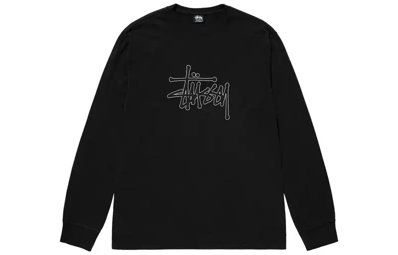 Stussy Outlined Pigment Dyed Long Sleeve Tee