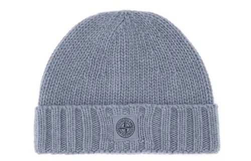 STONE ISLAND Beanies Men's Blue