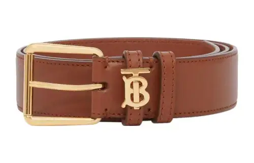 Burberry Calfskin Leather Belts Women's Brown /