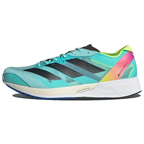 Adidas Adizero Adios 7 Running Shoes Men Low-top Blue