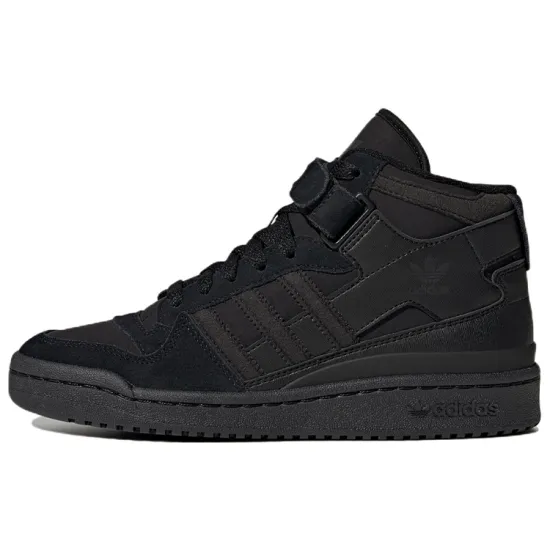 Adidas Originals FORUM Skateboard Shoes Women's High-top Black