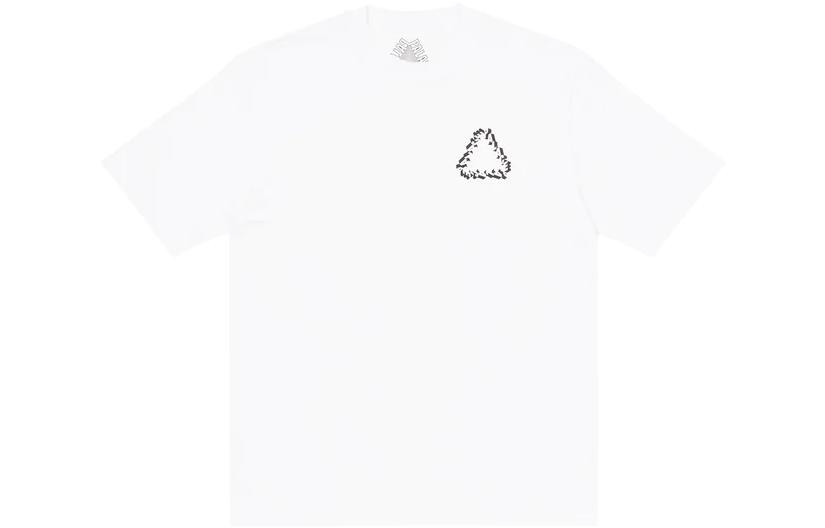 Мужская футболка Palace FW22 Nein Fuss T-Shirt White Logo (белая) — Белый — фото 2