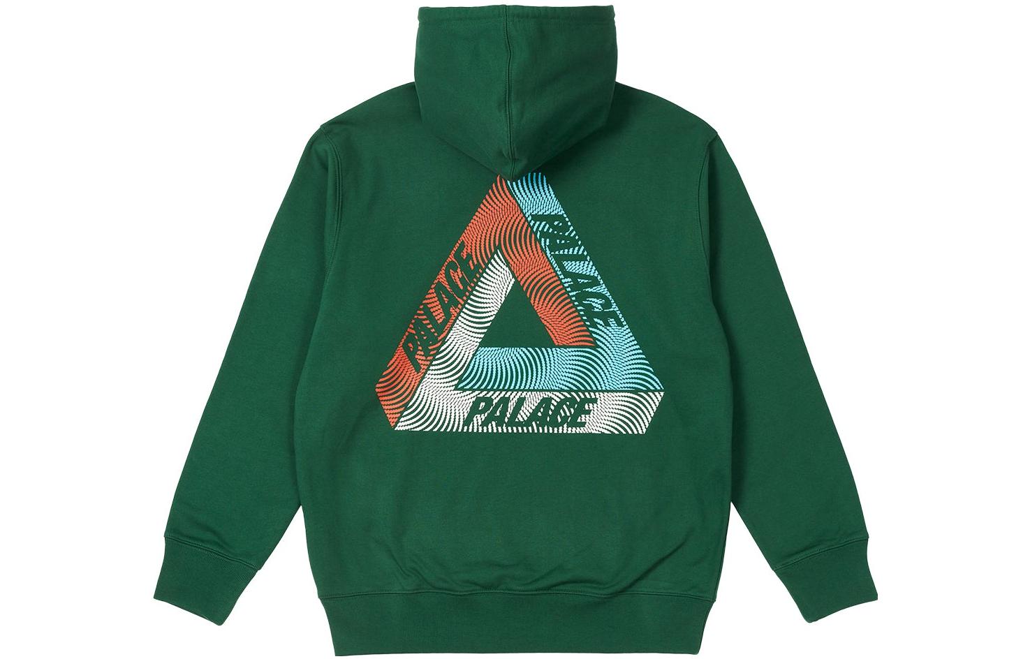 Худи Palace FW22 Swirl Tri-Ferg Hood Green Logo (зеленое) — фото 2