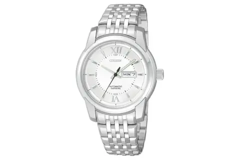 CITIZEN ['100', 301050]m Waterproof Automatic Mechanical Movement Stainless Steel Strap Watch