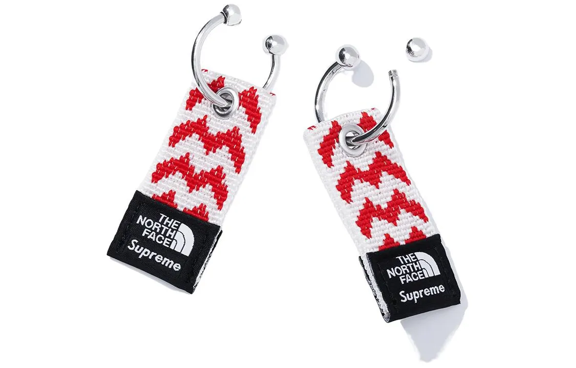 Supreme The North Face Woven Keychain