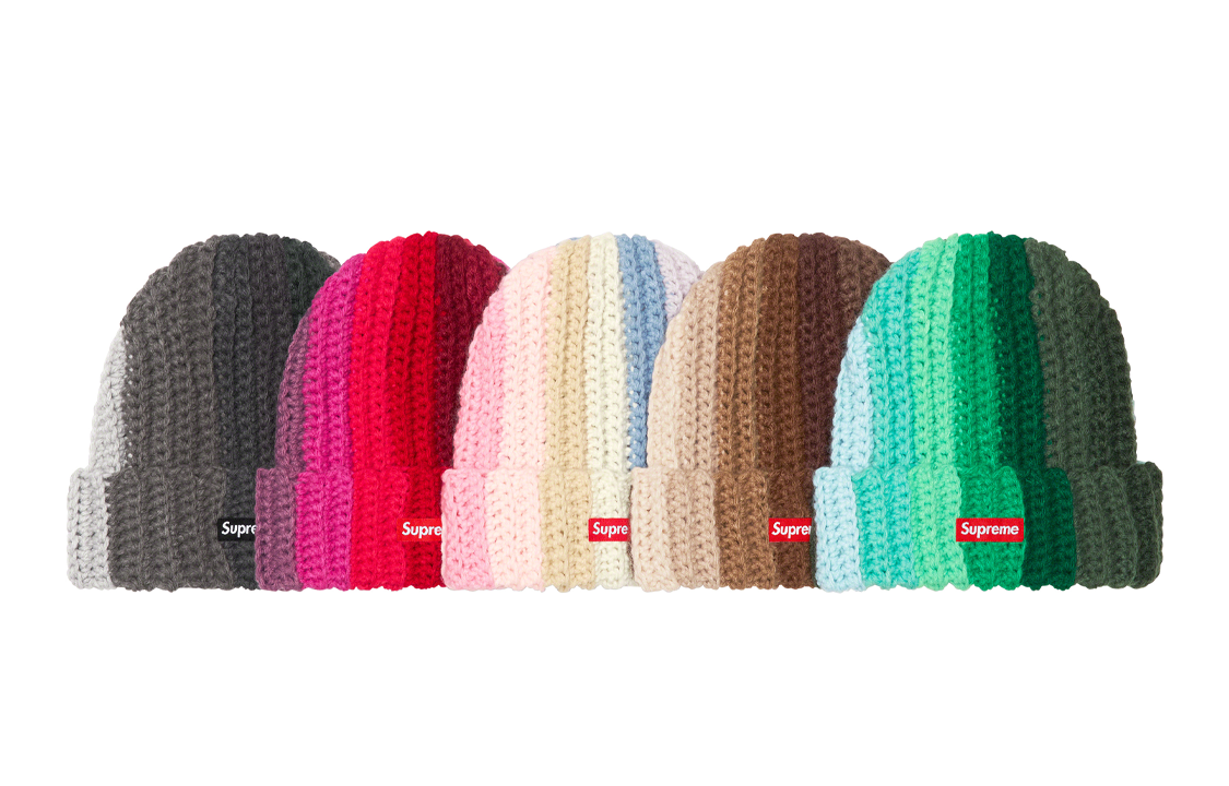 Supreme Week 7 Gradient Crochet Beanie