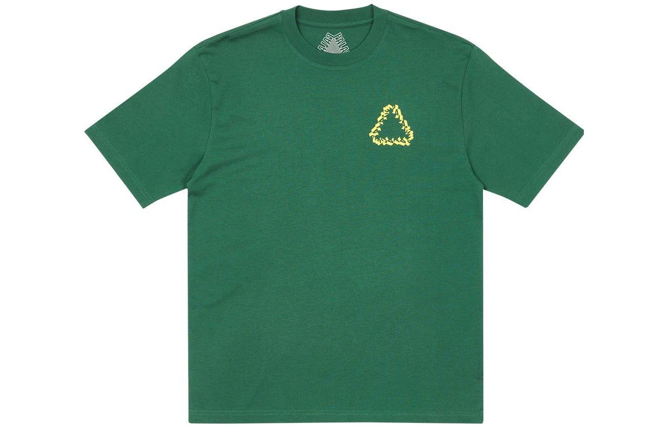 Мужская футболка Palace FW22 Nein Fuss T-Shirt Logo (зеленая) — фото 2