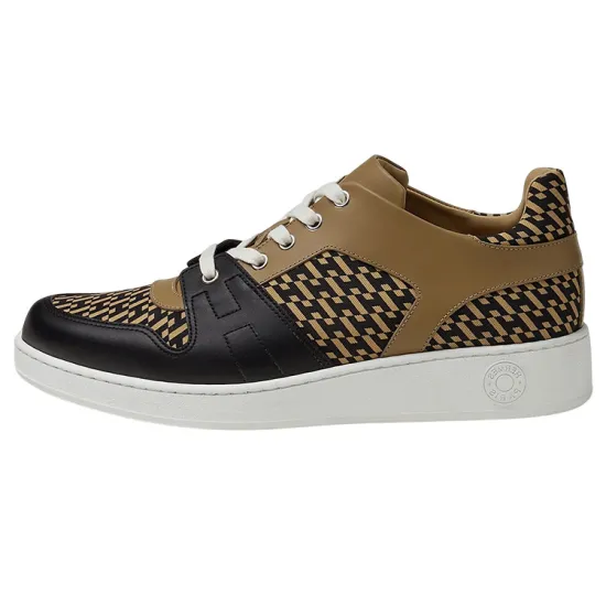 HERMES Low-Top Stylish Skateboarding Shoes Men's Brown