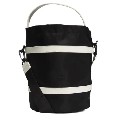 Adidas Nylon Bucket Bag One Shoulder Handbag Small Unisex Black