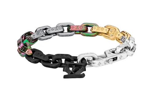 LOUIS VUITTON PARADISE CHAIN Metal Bracelets Men's Multicolor